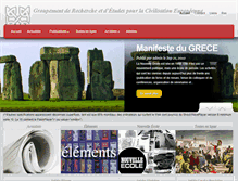 Tablet Screenshot of grece-fr.com